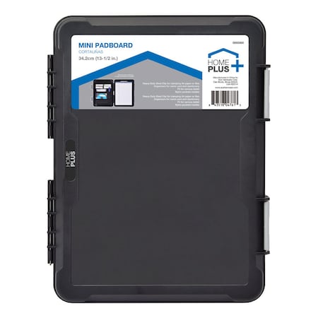 Home Plus Home Plus Letter Size Plastic Side Opening Storage Clipboard AC320094